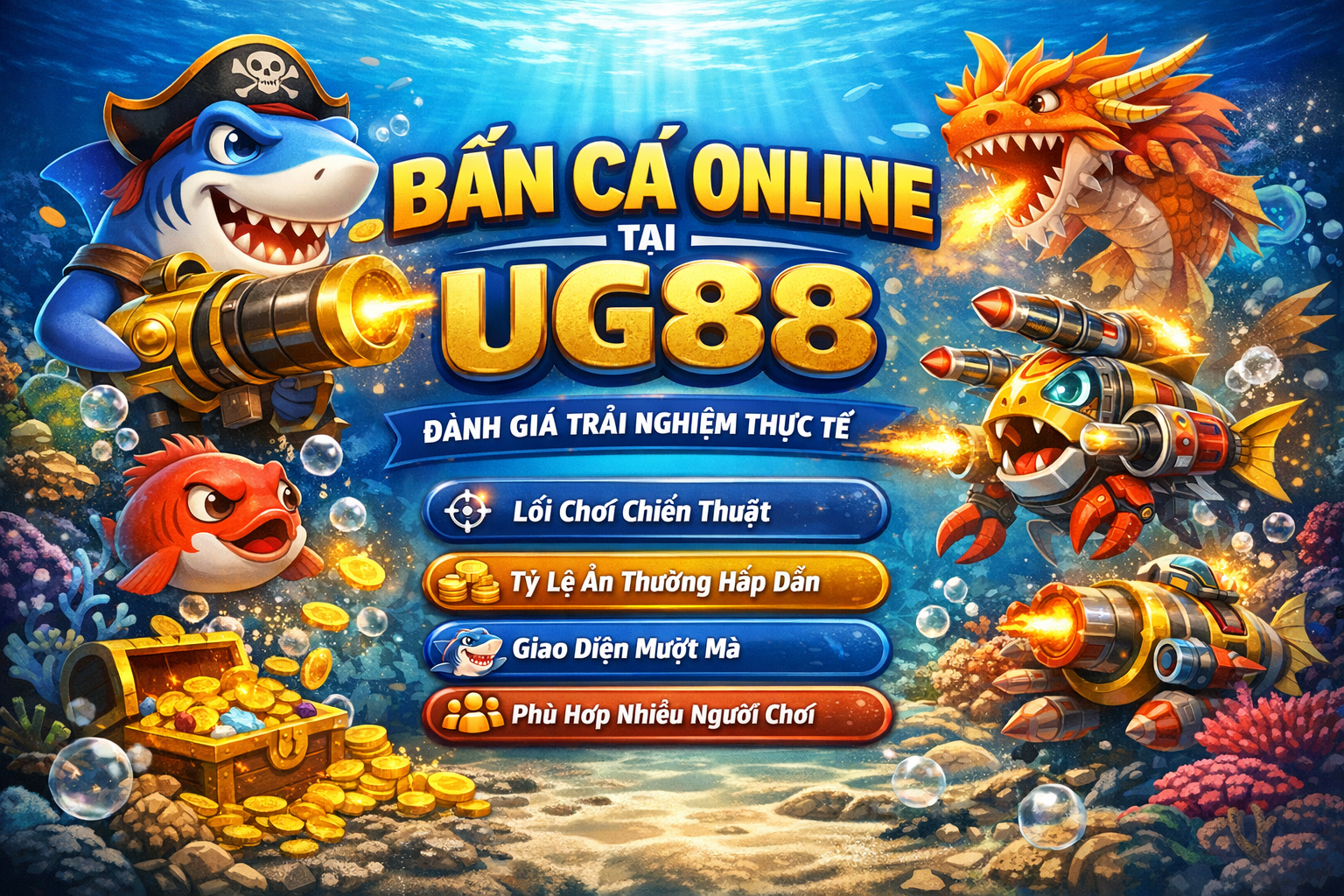Bắn cá online tại UG88